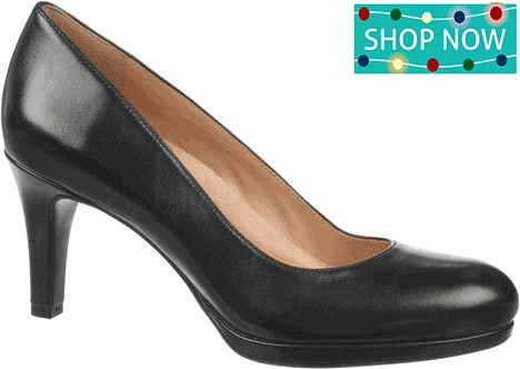  Naturalizer Womens Michelle Classic High Heel Pump,Black  Leather,6